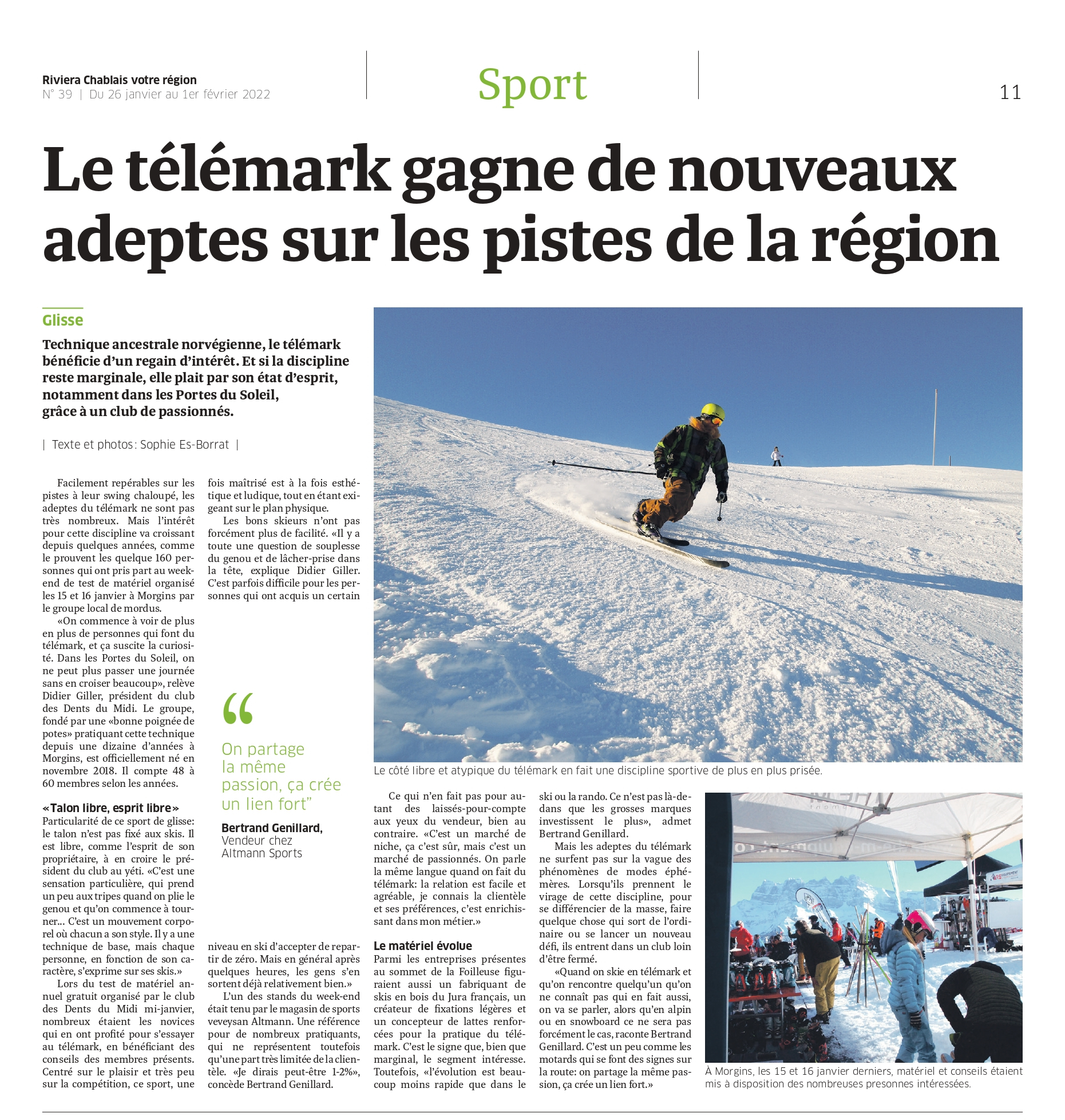 Riviera Chablais, Telemark DDM